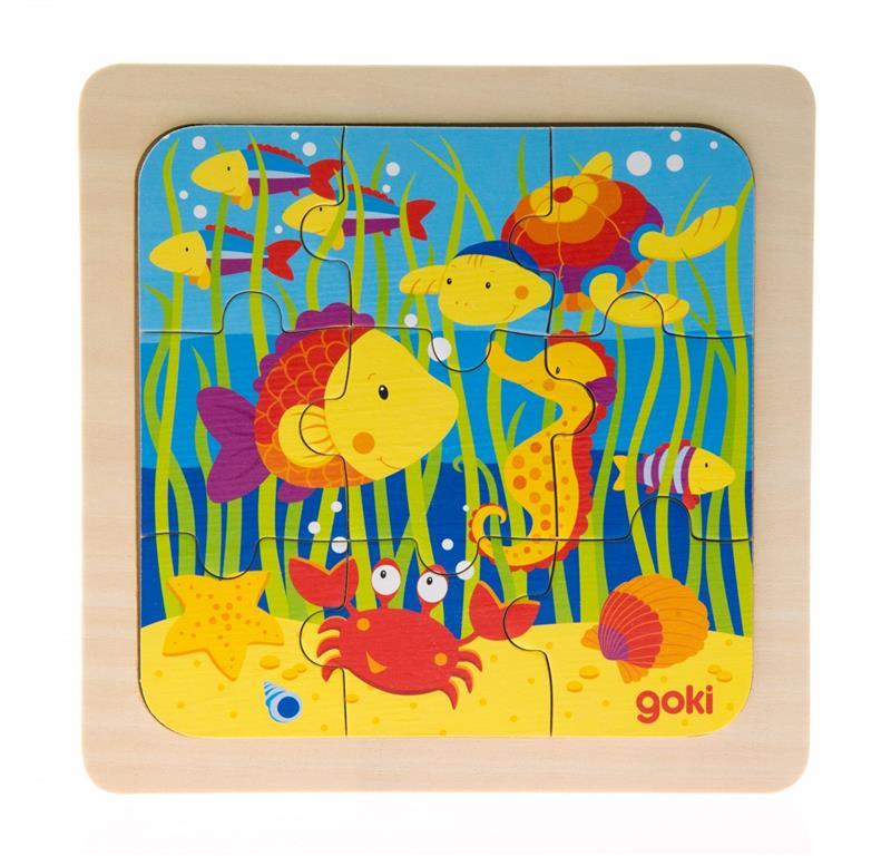 Пазл дерев'яний goki Море 57499-4