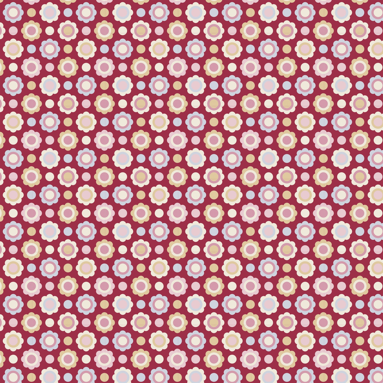 Тканина Тільда tilda 1 x 1,10 м червоні мотиви 210491133