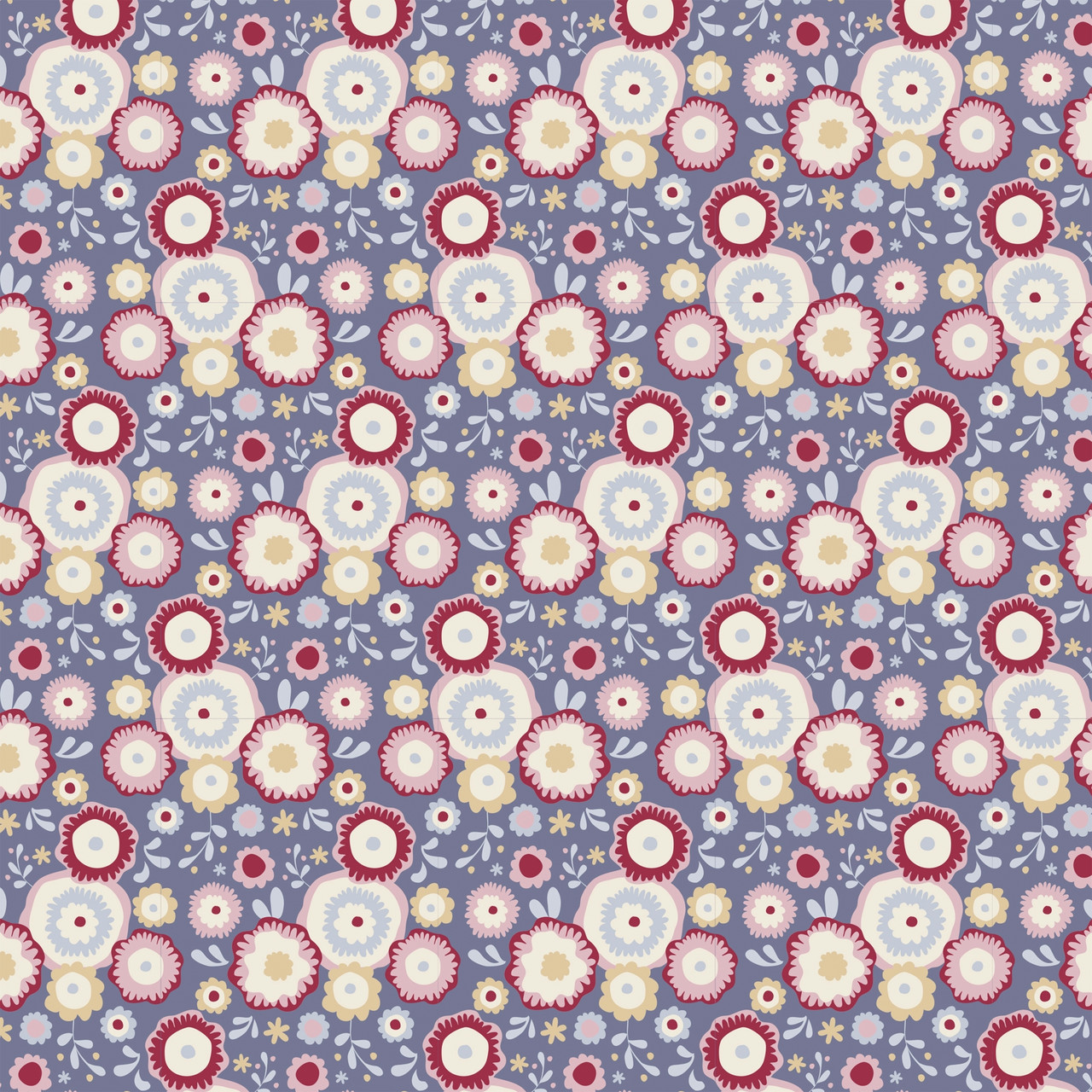 Тканина Тільда tilda 1 x 1,10 м червоні мотиви 210491133