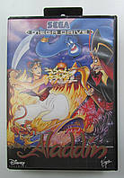 Disney s Aladdin Sega Mega Drive 16-bit cartridge (оригинал)