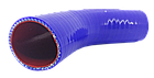 Патрубок радіатора МТЗ нижній d=38 мм, L=130 мм (силікон синій), фото 2