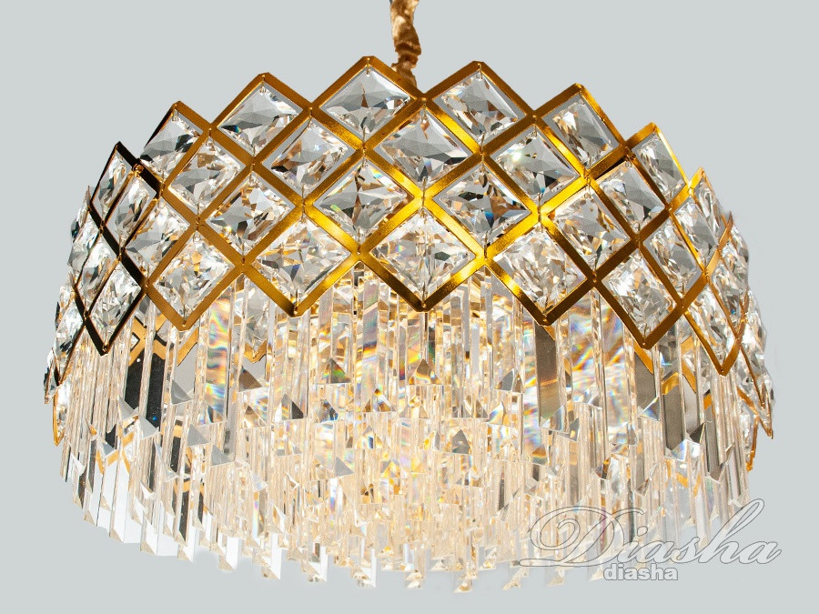 Сучасна кришталева люстра 20030-600G, фото 1