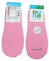 Короткие носки для подростков, розовые, с силиконом на пятке, р. 24-26, Дюна