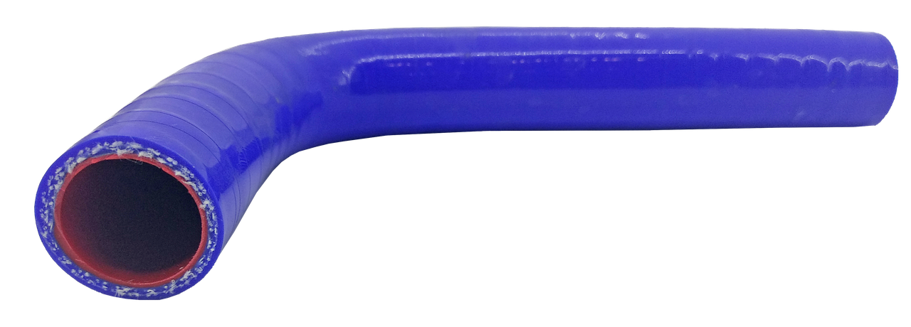 Патрубок термостата (силікон синій), фото 1