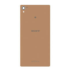 Задня панель корпусу (кришка) для Sony D6603 | D6633 | D6643 | D6653 Xperia Z3 (Золота) (Якість ААА)