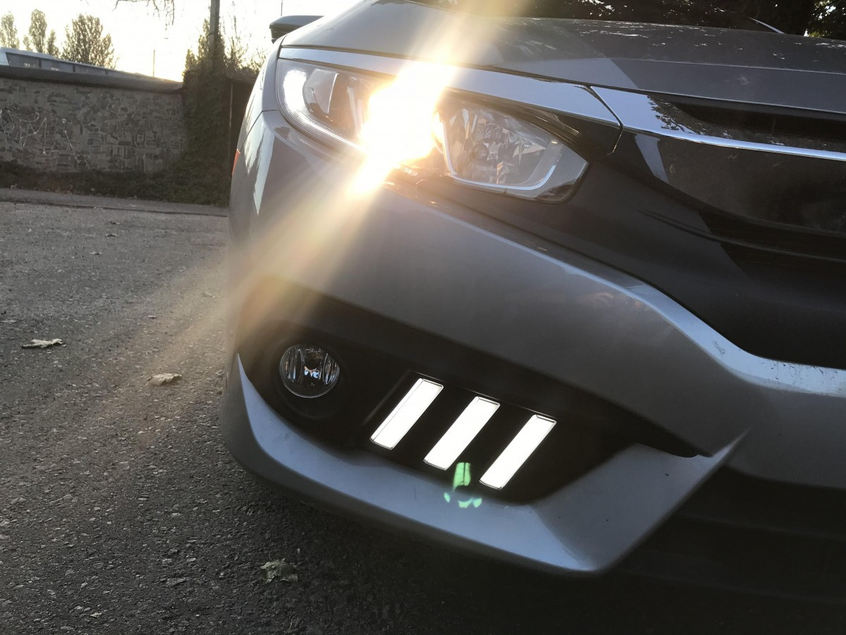 Ходові вогні DRL з повторювачем повороту Honda Civic 2016-