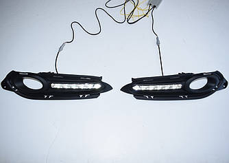 Ходові вогні DRL з повторювачем повороту Honda HR-V 2015-