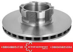 Тормозной диск (передний) MB 809-814D/Vario 814-815. (d=324mm) SBP