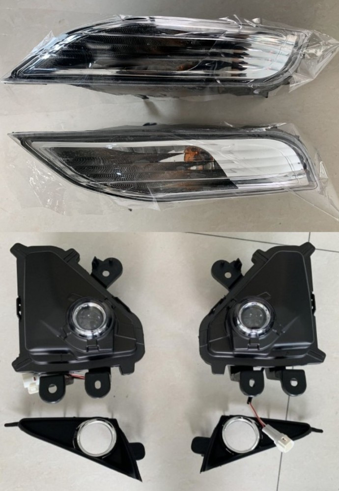 Led туманні фари + заглушки + покажчики повороту Lexus GX 460 2014-2021 (ліва+права)