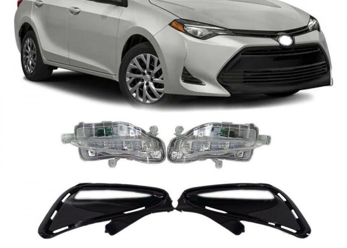 Протитуманні фари Toyota Corolla L LE 2017-2018 (установний комплект)