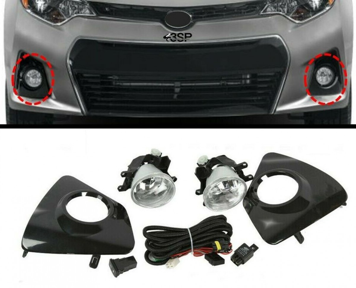 Протитуманні фари Toyota Corolla S SE 2014-2016 (установний комплект)