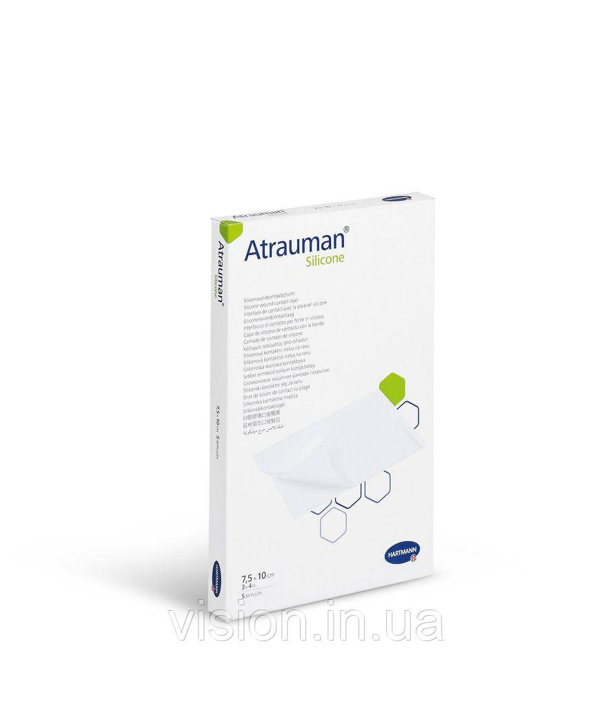 Пов'язка Atrauman Silicone 7,5см х 10см 1шт атравматична (4995610), фото 1