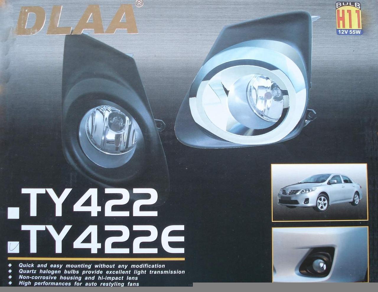 Протитуманні фари DLAA Toyota Corolla 2010-2012 (повний установочний комплект)