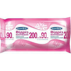 Відріз марлевий 200 см×90 см "Білосніжка", ролик, тип 17 нестерильний медичний