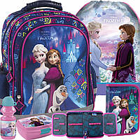 Шкільний рюкзак для дівчинки для початкової школи Derform Крижане Серце ELSA / шкільний набір
