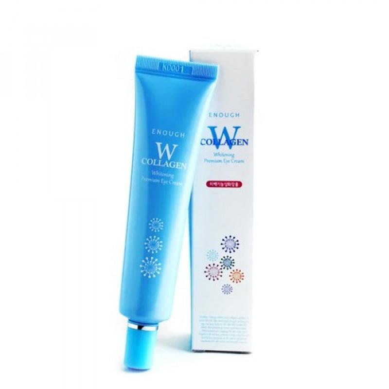 Крем для кожи вокруг глаз осветляющий с коллагеном Enough W Collagen Whitening Premium Eye Cream 30 мл.