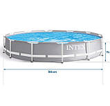 Басейн каркасний Intex 26712 Ø 366 х 76, фільтр-насос 2006 л/год, фото 3