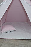 Вігвам Ніжно-рожевый, індивідуальний набір, з м'яким килимком, фото 3