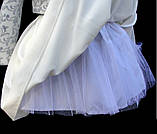 Модне дитяче плаття з пишною спідницею і теплим піджачком 92 - 98р, фото 5