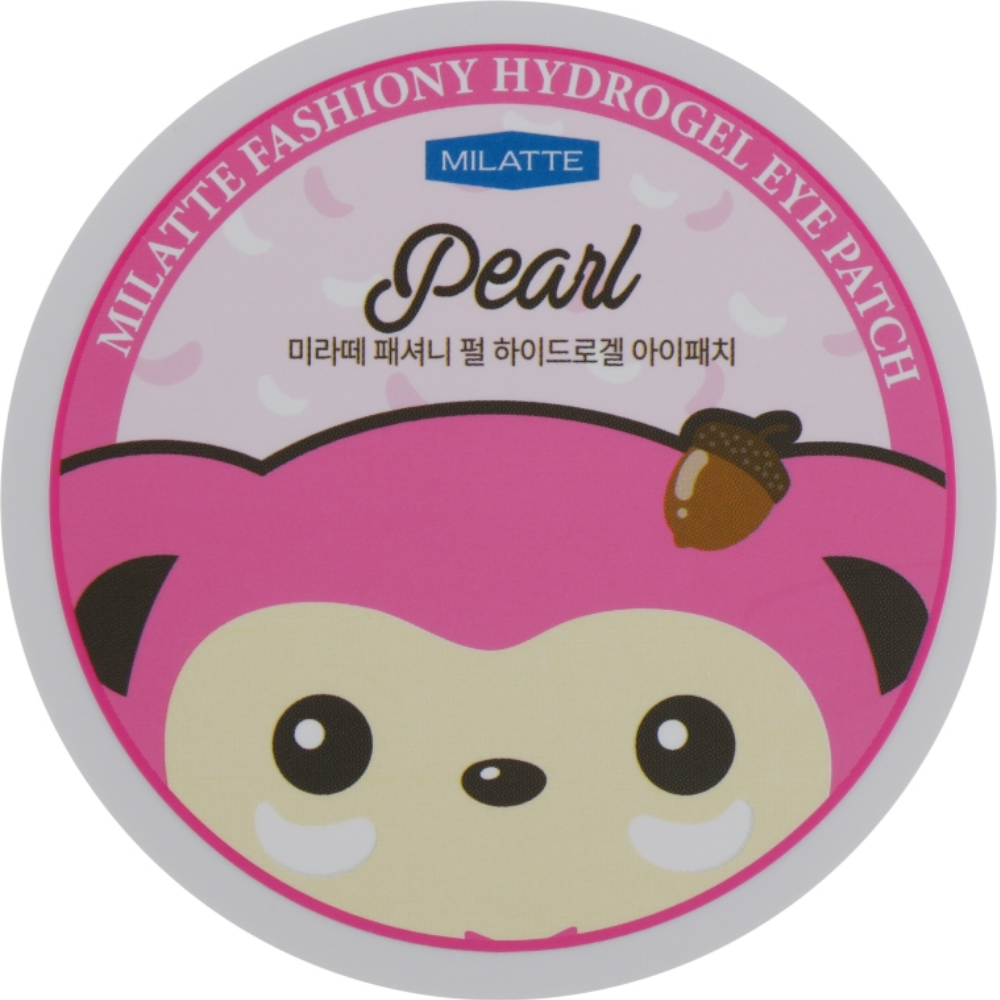 Гідрогелеві патчі під очі з перлами Milatte Fashiony Pearl Hydrogel Eye Patch 60 шт (8809535260048), фото 1