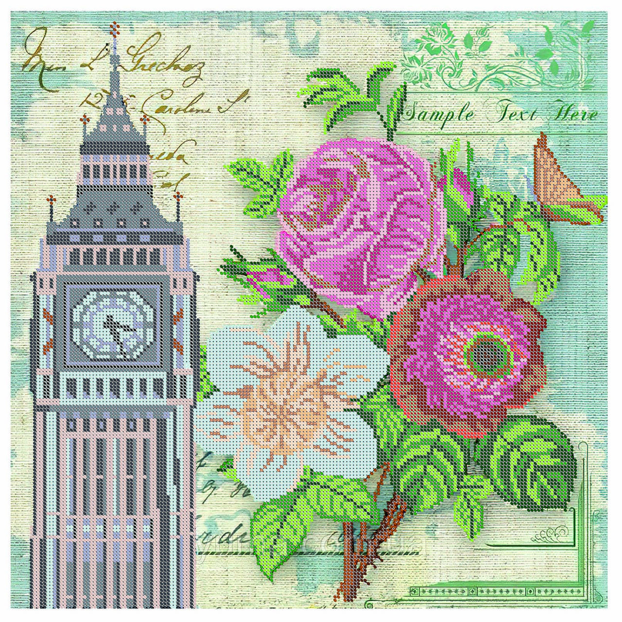 Схема для вишивки бісером, фото 1