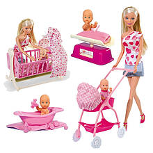 Лялька Steffi з немовлям Simba 5730861