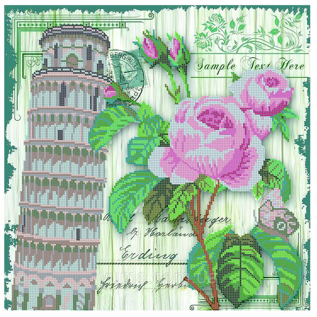 Схема для вишивки бісером, фото 1