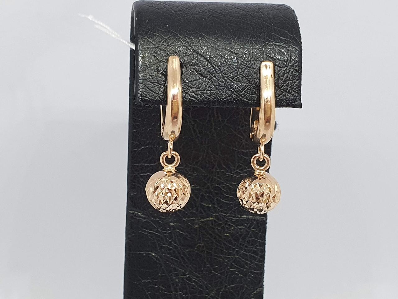 Золоті сережки підвіски. 210137_7_А