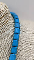 Намисто з натурального каменю Бірюза (прес)