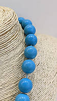 Намисто з натурального каменю Бірюза (прес)