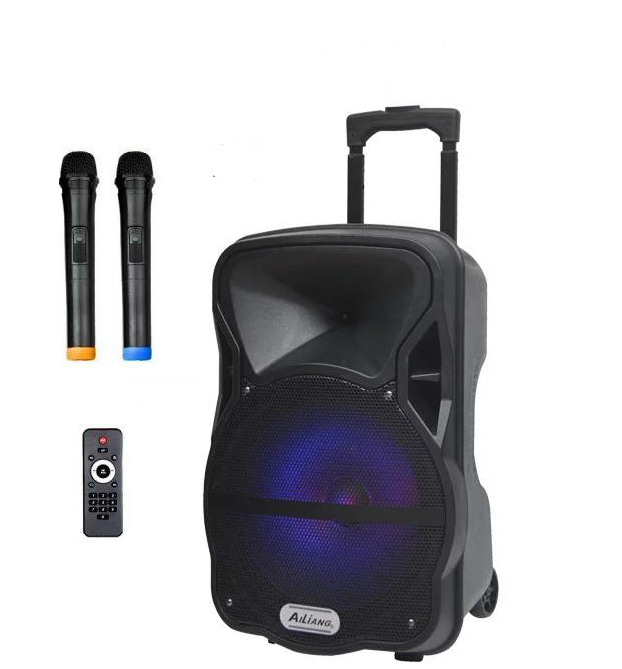 Акумуляторная колонка з мікрофоном UF-AR12QK 120W (FM/USB/Bluetooth)Супер звук!, фото 1