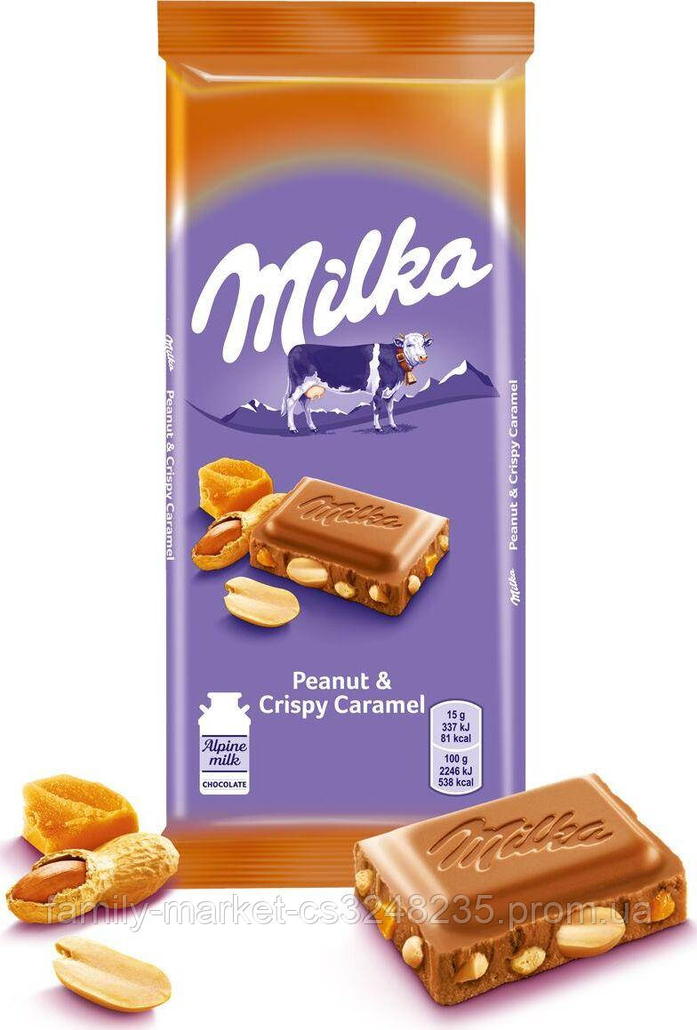 Шок.Млка 90г карам. арах. (7622210968050)