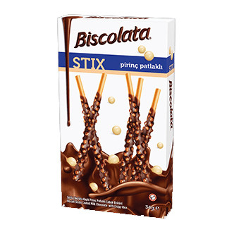 Бісквітні палички Biscolata Stix Повітряний Рис 34 г.