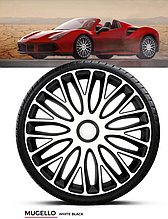 Ковпаки колісні Mugello White Black R16