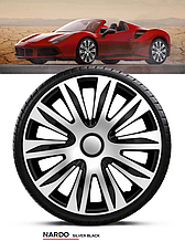Ковпаки колісні Nardo Silver Black R16