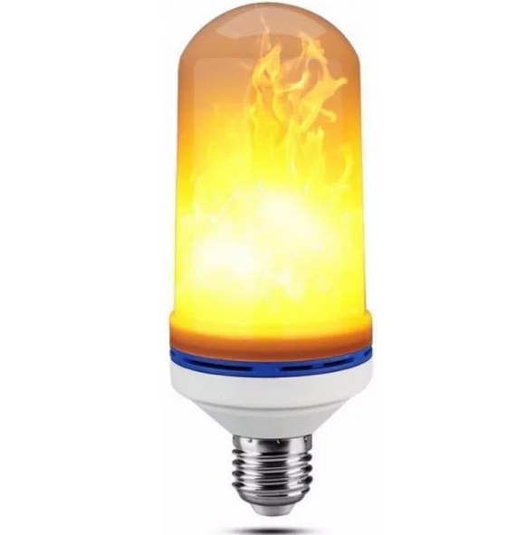 Лампа Led Flame Bulb A+ з ефектом полум'я вогню Е-27 (KG-1386)