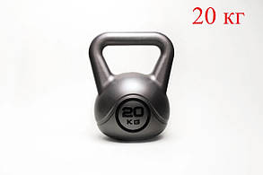 Гиря спортивна 20 кг для Crossfit (Кроссфіт), вінілова для дому WCG