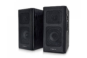 Акустична система 2.0 20W Real-El S-250 (EL121000005) дерево (МДФ) чорна