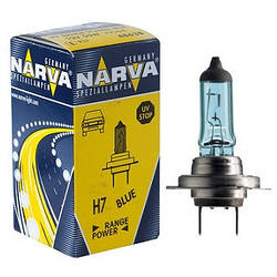 Автолампа галогенна H7 12 V 55 W PX26d RANGE POWER BLUE NARVA NR 48638 C1