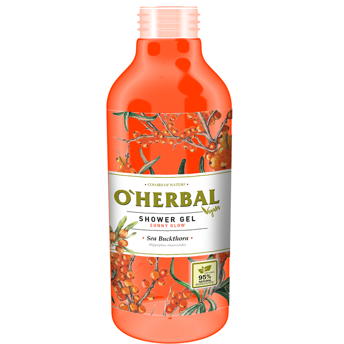 Гель для душу Сонячне сяйво Обліпиха 400 мл O Herbal Vegan