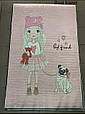 Дитячий килимок, girl with dog, Chilai Home, Туреччина 100 х 160 см, фото 2