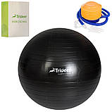 М'яч для фітнесу (фітбол) сатин із насосом Trideer 65см (MS 3218), фото 10