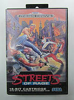 Streets of Rage Sega Mega Drive 16-bit cartridge (оригинал)