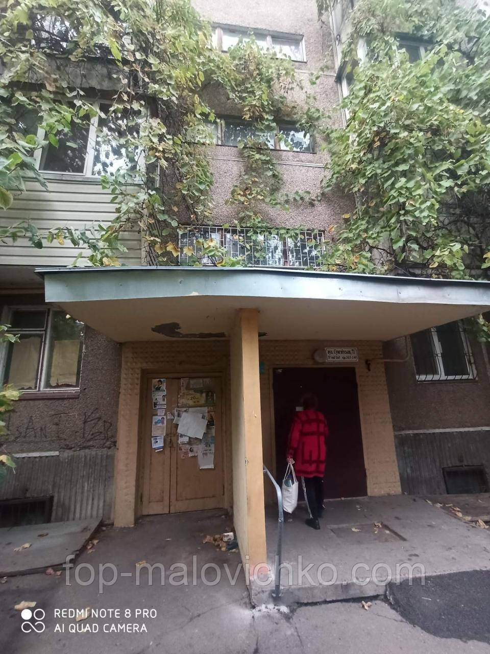 Ремонт покрівлі входу в під'їзд Монтаж покрівлі входу в під'їзд