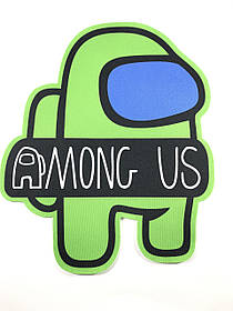 Нашивка Among Us Червоний / Red 42х55 мм