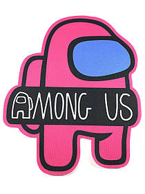 Нашивка Among Us Червоний / Red 42х55 мм