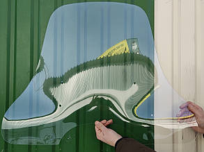 Лобове скло з вухами для мотоцикла з кріпленням середнє