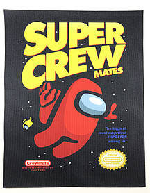 Нашивка Among Us Червоний / Red 42х55 мм