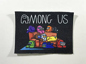 Нашивка Among Us Червоний / Red 42х55 мм