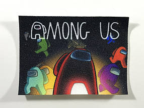 Нашивка Among Us Червоний / Red 42х55 мм